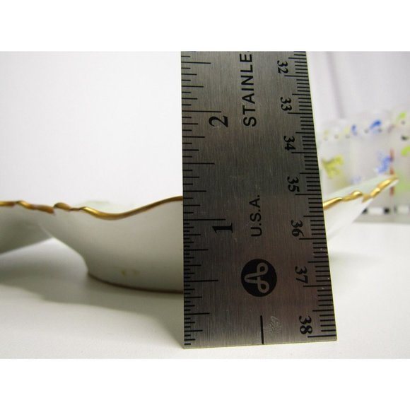 Tressemanes & Vogt Limoges France Fish Gilt Edged Sardine Tray (T & V) Vintage - Picture 10 of 11